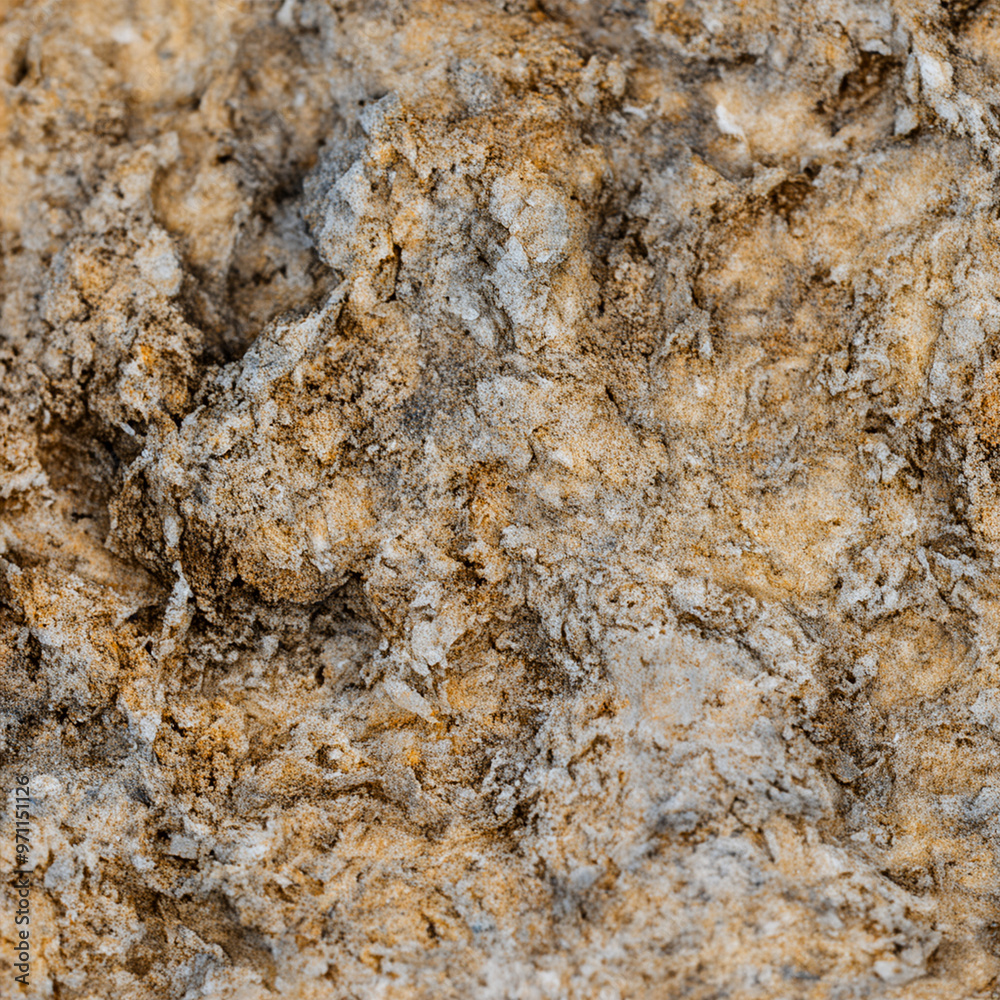 Close-up of rough textured stone surface with earthy tones Close-up of rough textured stone surface with earthy tones