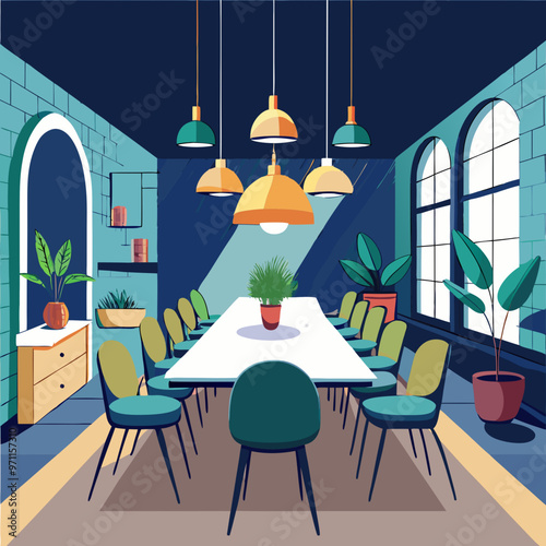 dining-room-with-statement-lighting