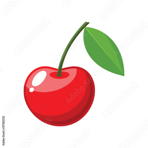Fotografie high-resolution cherry vector artwork.