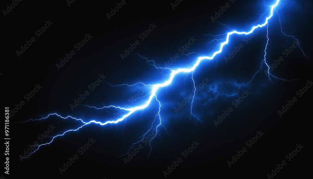 Foudre tonnerre orage arc éclair bleu néon électricité fond noir. Foudre tonnerre orage arc éclair bleu néon électricité fond noir.