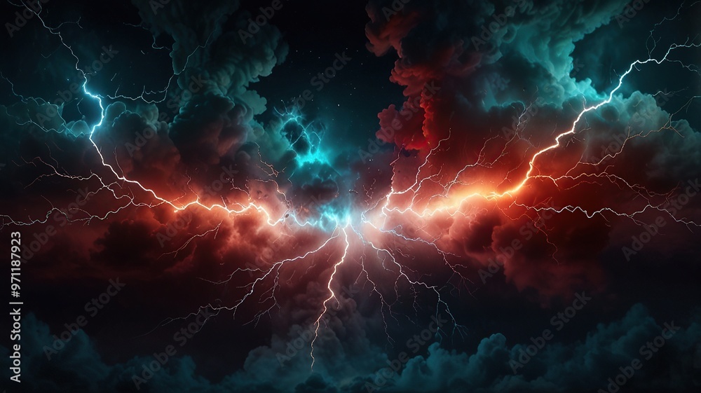 Fototapeta premium New Free Photo 3d rendering of abstract technology digital background with glowing particles