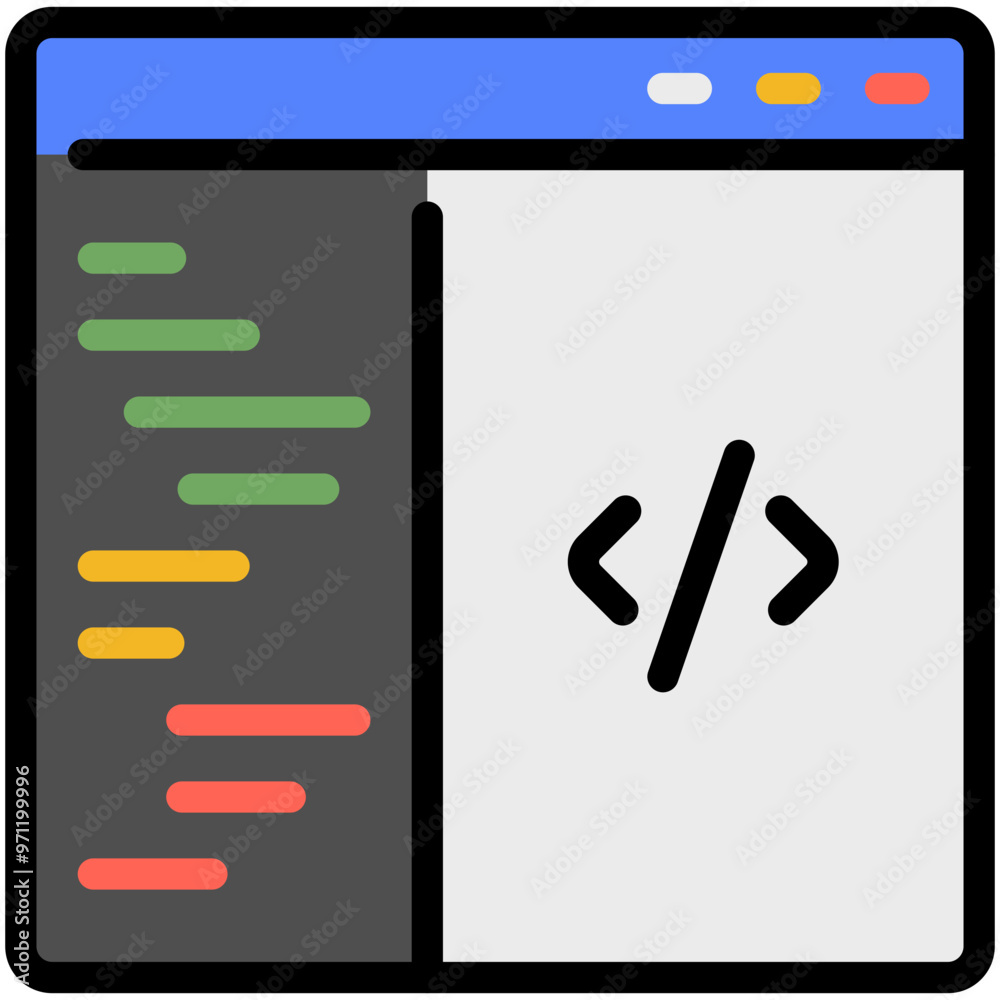 html filled line icon html filled line icon