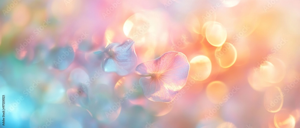 Ethereal bokeh patterns in gentle pastel tones forming organic shapes with a soft, dreamy glow creating a tranquil atmosphere Ethereal bokeh patterns in gentle pastel tones forming organic shapes with a soft, dreamy glow creating a tranquil atmosphere