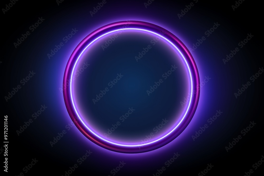 A glowing purple ring A glowing purple ring