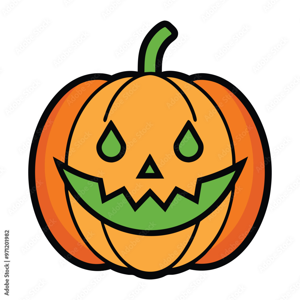 Minimalist pumpkin drawing for Halloween. Minimalist pumpkin drawing for Halloween.