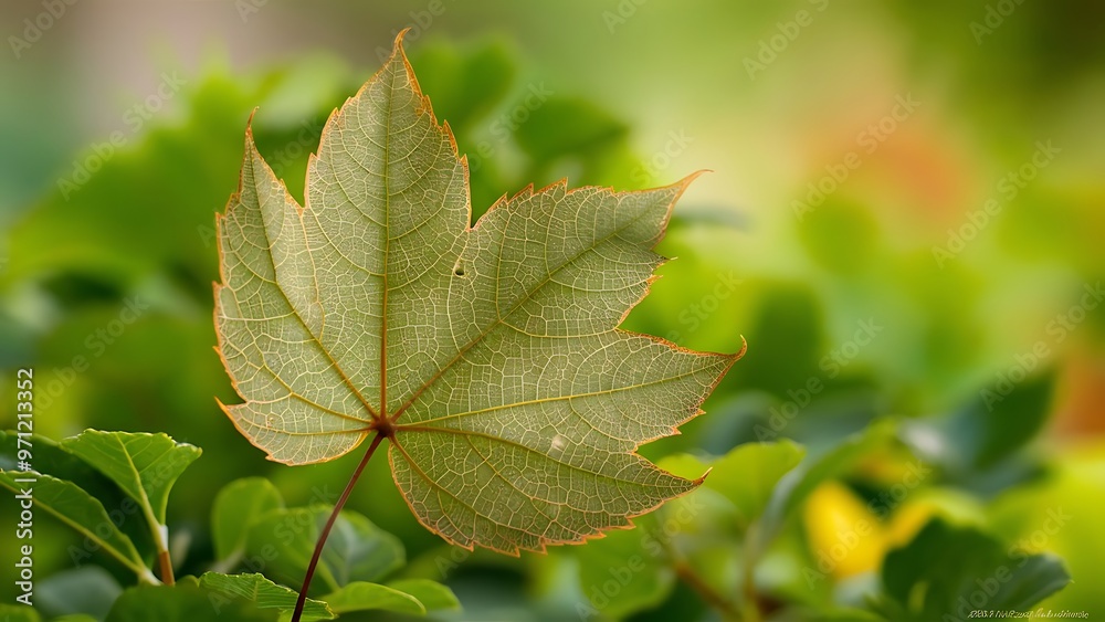 Skeleton leaves background, close up