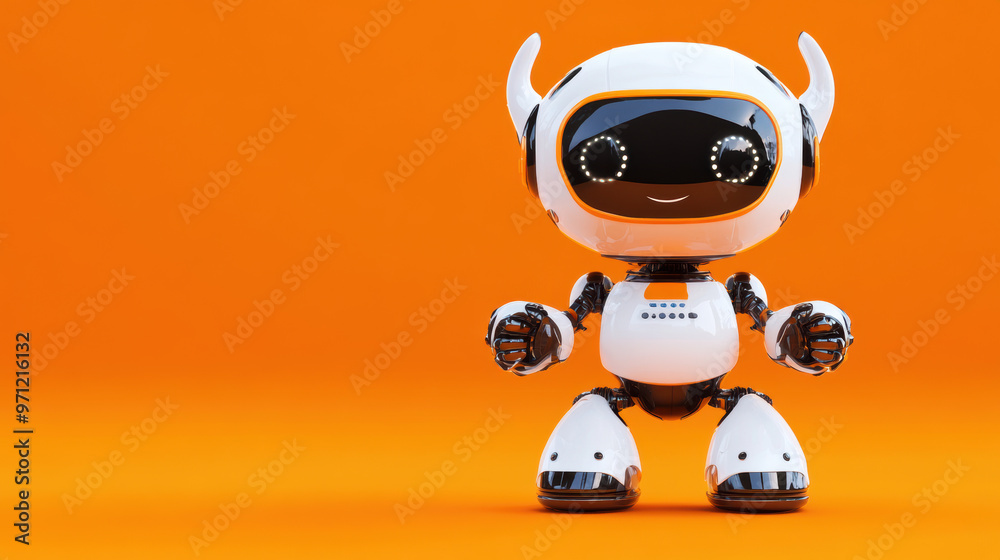 Obraz premium Cute Robot.