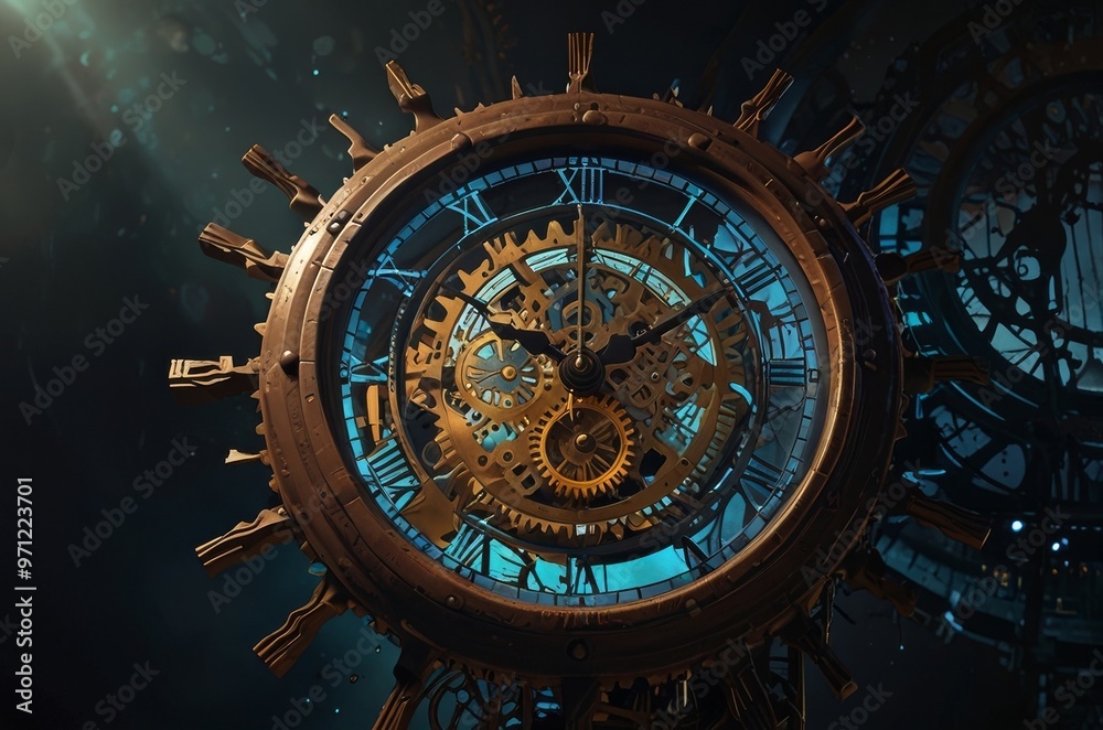 Fragments of Time: A Surreal Exploration of a Shattered Clock Fragments of Time: A Surreal Exploration of a Shattered Clock