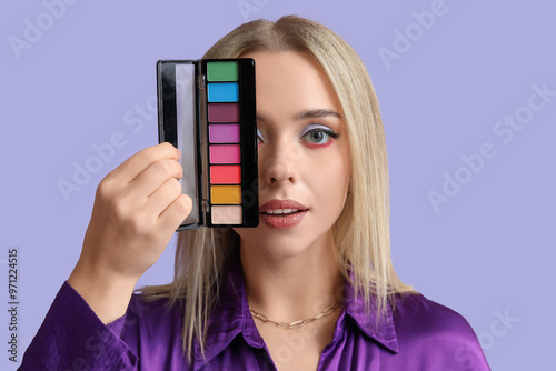 Beautiful young woman with ...