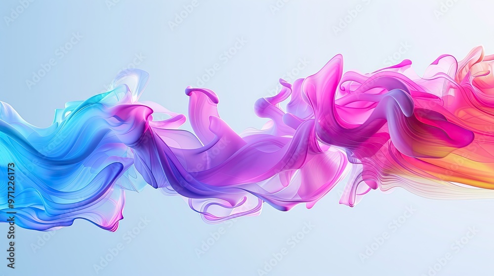 A vibrant blend of colorful, flowing shapes creating a dynamic and artistic visual effect. A vibrant blend of colorful, flowing shapes creating a dynamic and artistic visual effect.