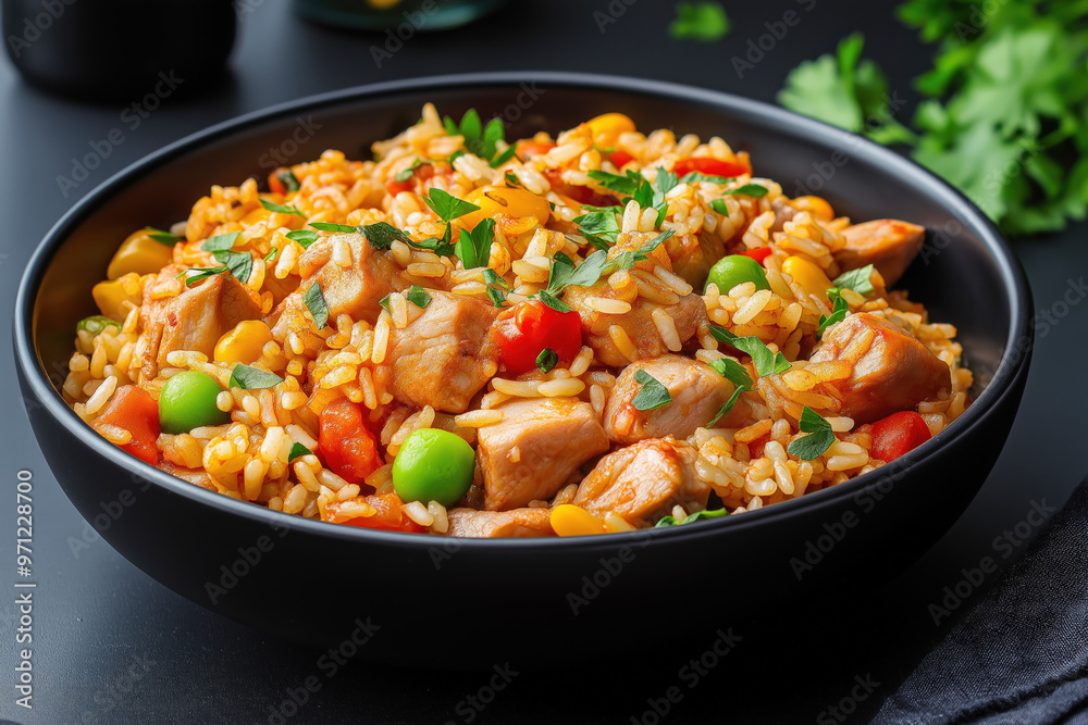 Pork With Fried Rice Pork With Fried Rice