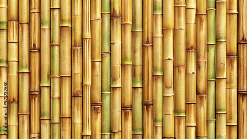 Smooth striped bamboo texture