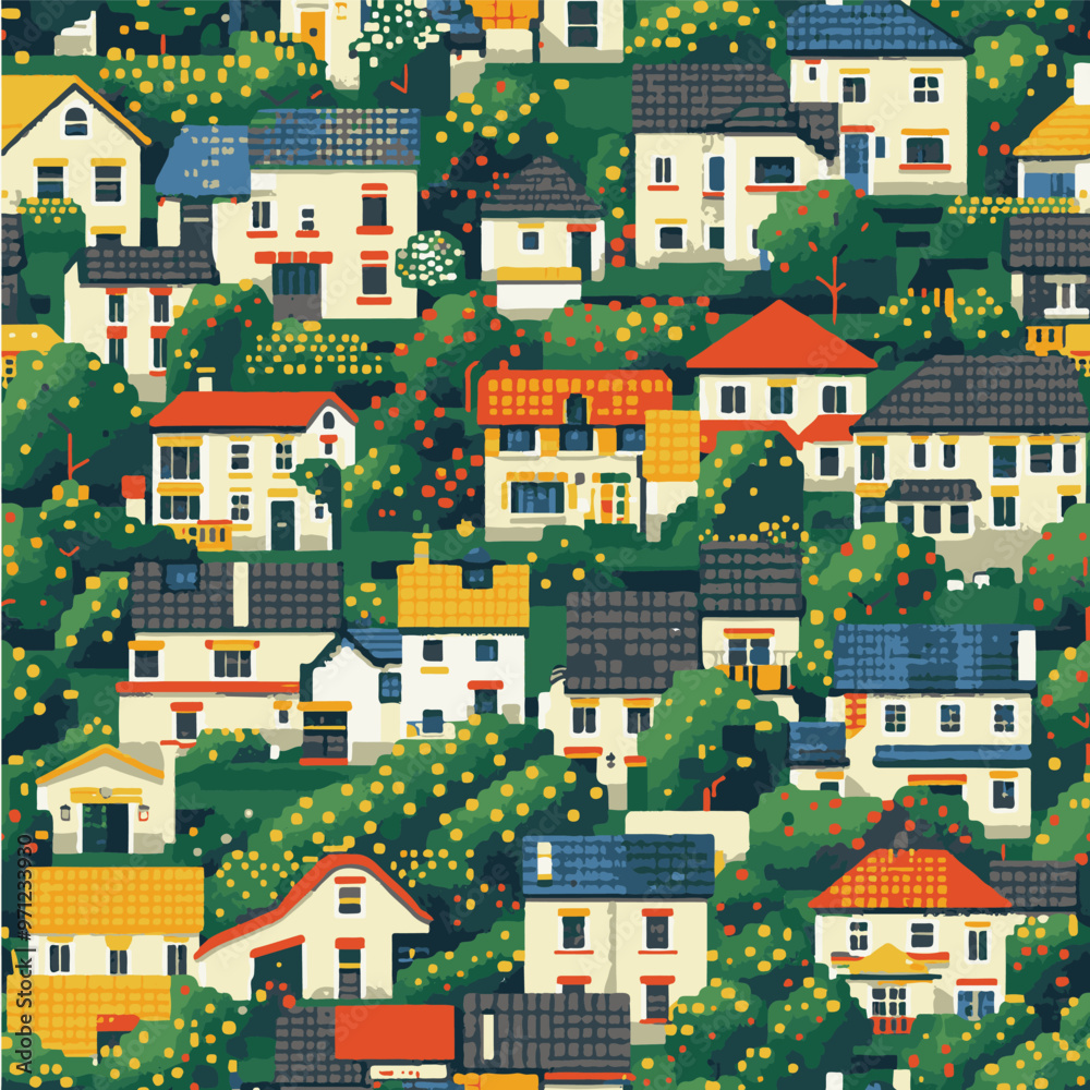 Vector illustration of an urban landscape, isolated, vector. city print, poster for fabric and paper Vector illustration of an urban landscape, isolated, vector. city print, poster for fabric and paper