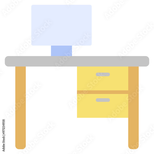 Desk Flat Icon