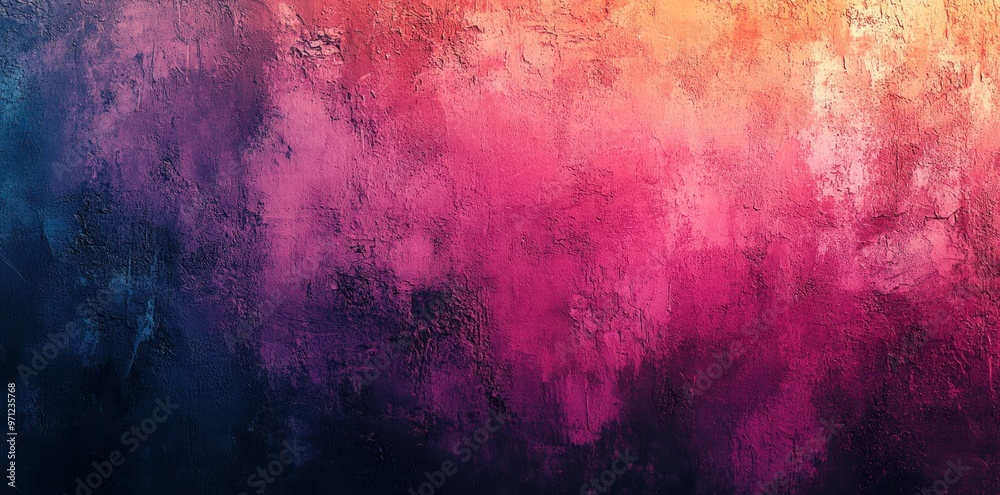 Fototapeta premium Abstract Gradient Wall Texture with Pink, Red, and Blue Hues