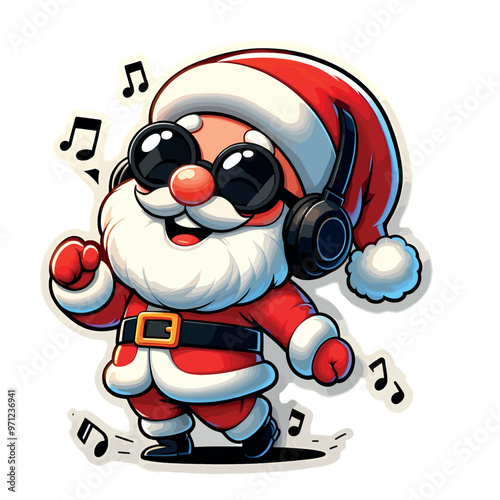 cute illustration of santa claus