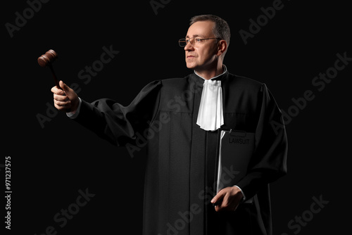 Mature judge with lawsuit a...