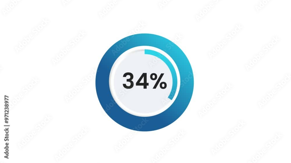 36% Pie Chart Animation