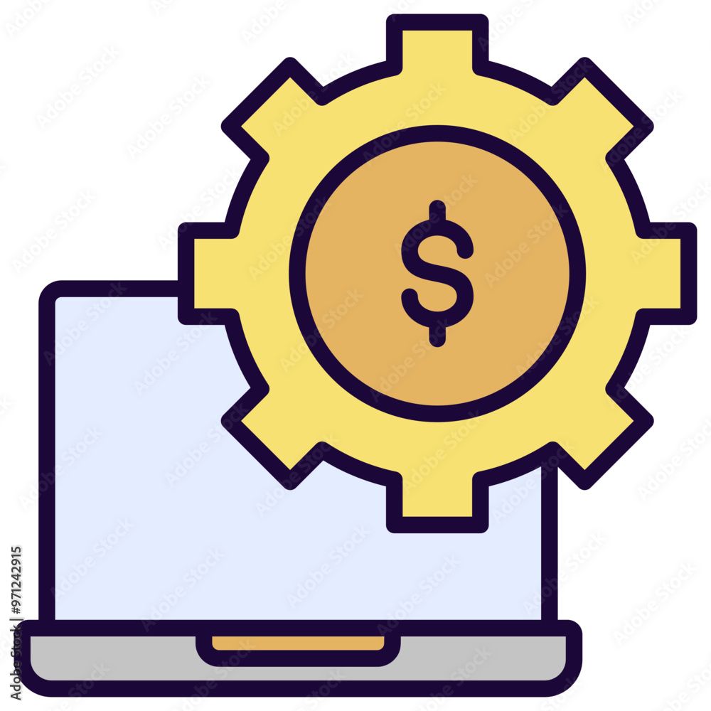 System Outline Color Icon System Outline Color Icon
