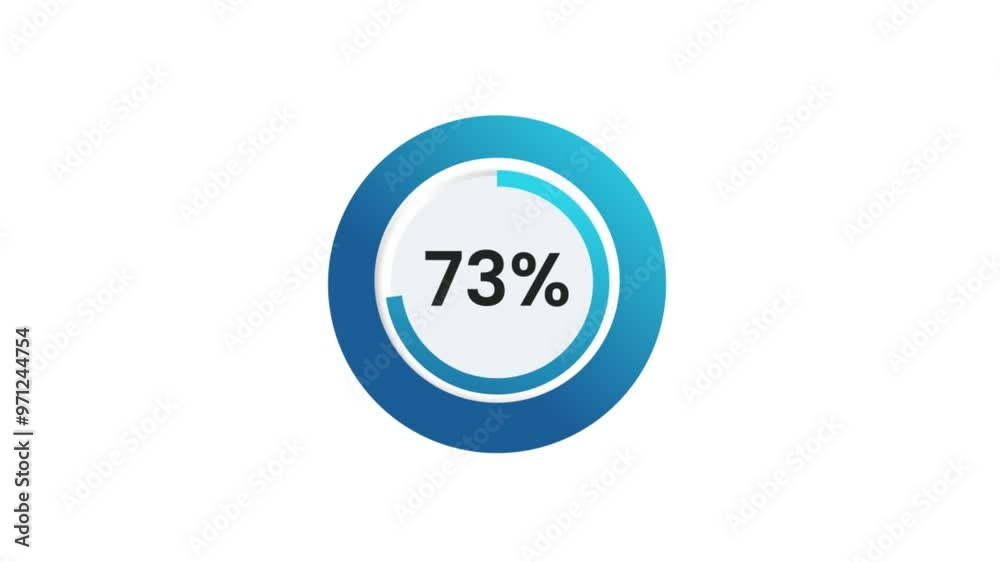 76% Pie Chart Animation 76% Pie Chart Animation