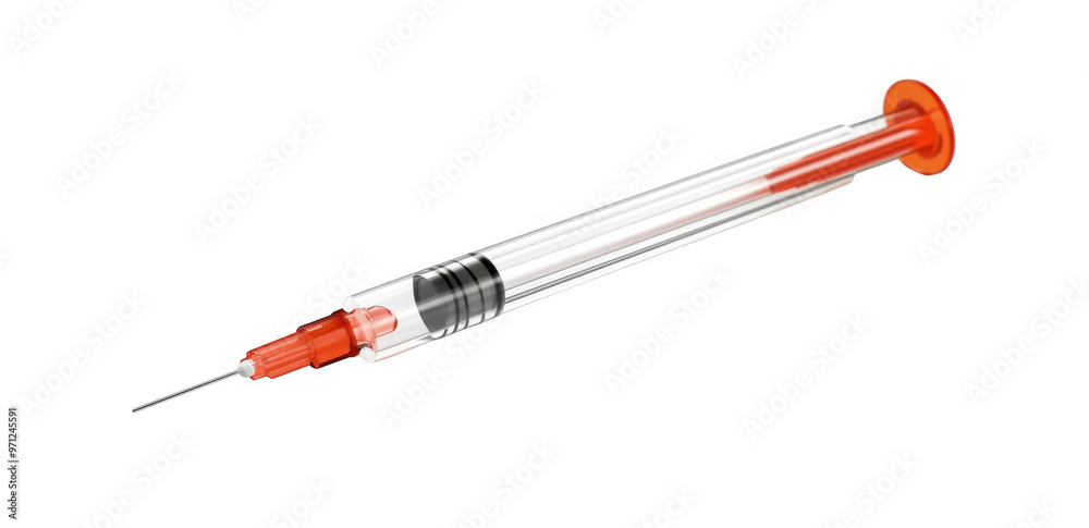 Syringe isolated on transparent background Syringe isolated on transparent background