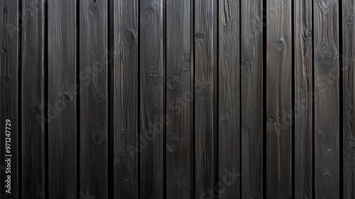 The Black Wooden Panel Background