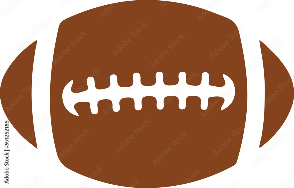 Football clip art design on plain white transparent isolated background for card, shirt, hoodie, sweatshirt, apparel, card, tag, mug, icon, poster or badge Football clip art design on plain white transparent isolated background for card, shirt, hoodie, sweatshirt, apparel, card, tag, mug, icon, poster or badge
