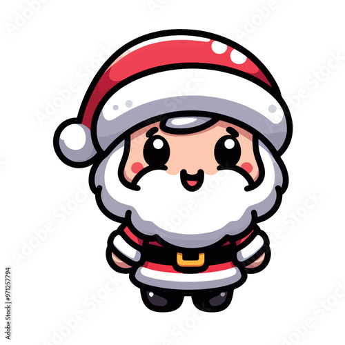 cute illustration of santa claus