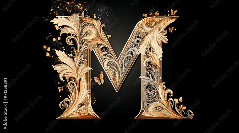 Beautiful leaf pattern English letter, beautiful pattern, beautiful design, beautiful artwork. Beautiful leaf pattern English letter, beautiful pattern, beautiful design, beautiful artwork.