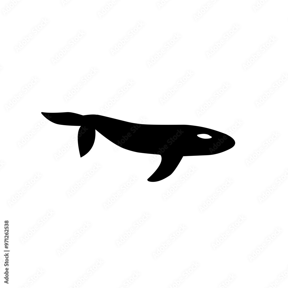 Fototapeta premium whale silhouette