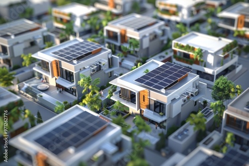 Solar cities integrating PV systems in urban planning #971262776