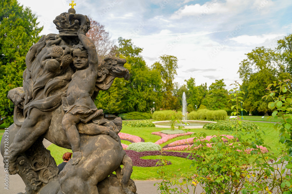 sculptures of the royal gardens of Prague castle sculptures of the royal gardens of Prague castle