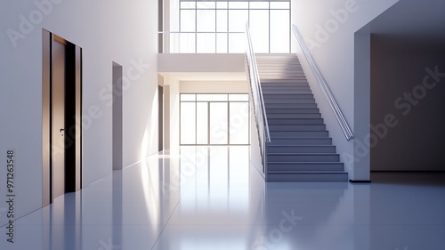 Modern Minimalist Staircase Interior Design