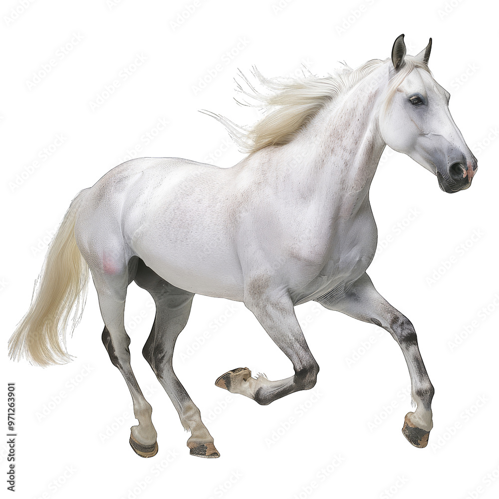 horse isolated on white horse isolated on white