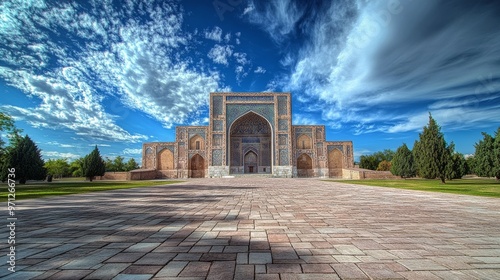 Shah-i-Zinda Samarkand HDR photo