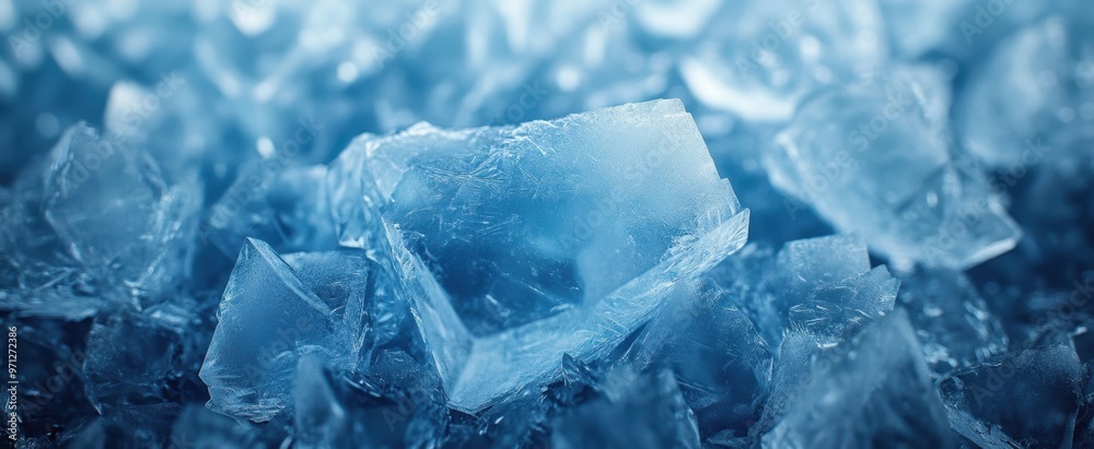 The Ice Cubes on Surface The Ice Cubes on Surface