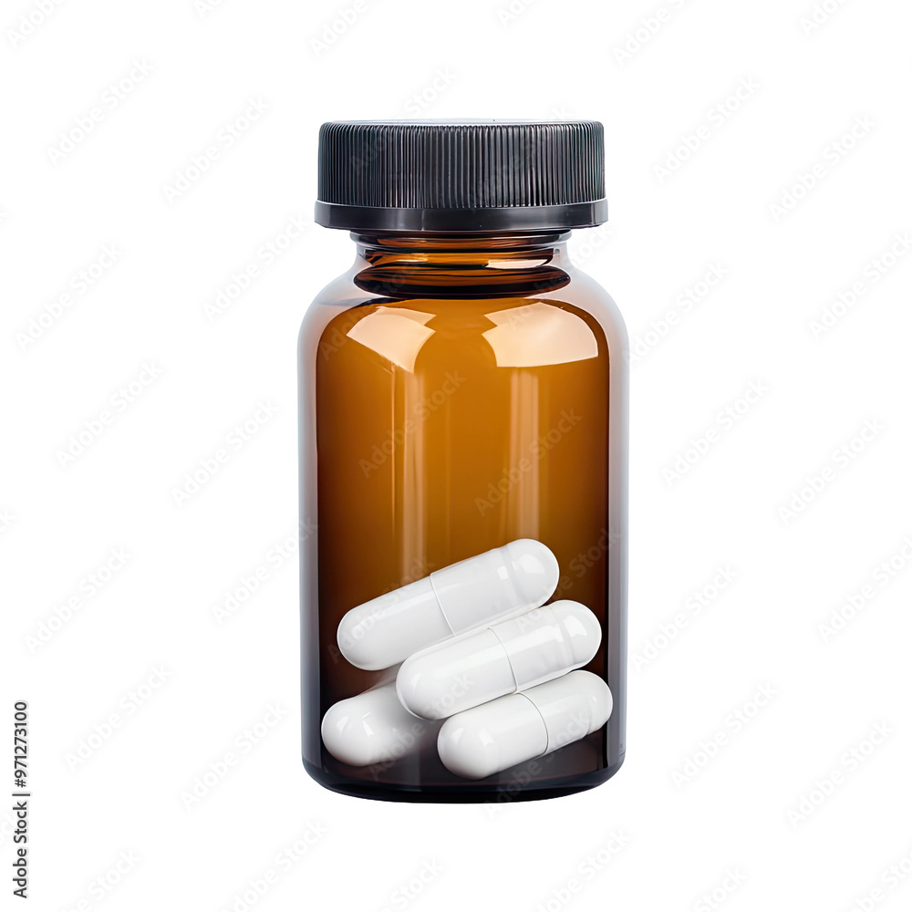 White pills in a bottle White pills in a bottle