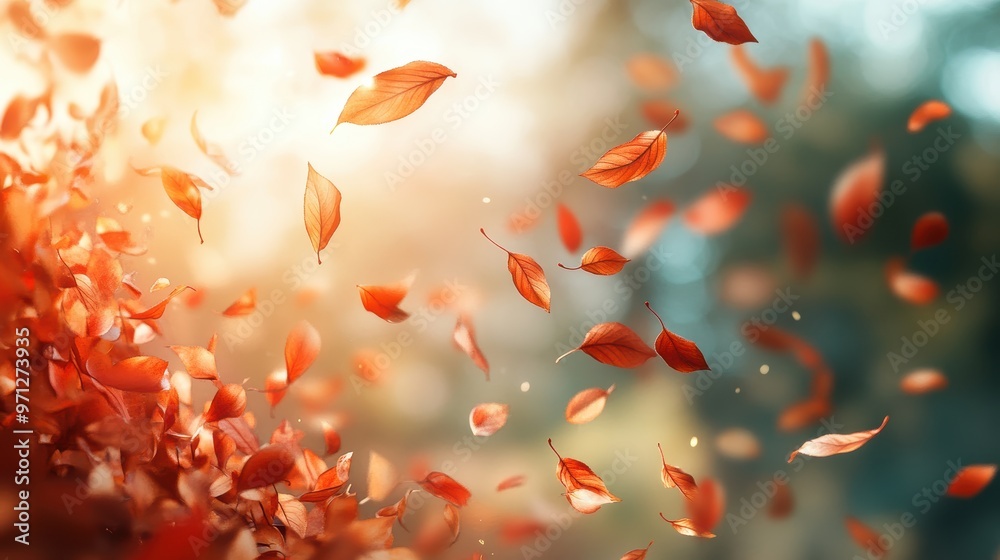 Autumn Leaves Falling