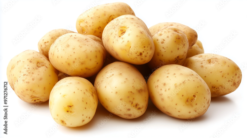 potatoes isolated on white background,suitable for marketing promotions such as supermarkets and e-commerce potatoes isolated on white background,suitable for marketing promotions such as supermarkets and e-commerce
