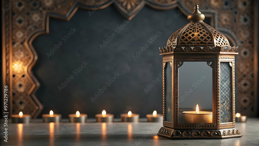 3D Abstract Lantern and Rangoli Lines Border Minimalist Frame - Perfect for Cultural Events 3D Abstract Lantern and Rangoli Lines Border Minimalist Frame - Perfect for Cultural Events