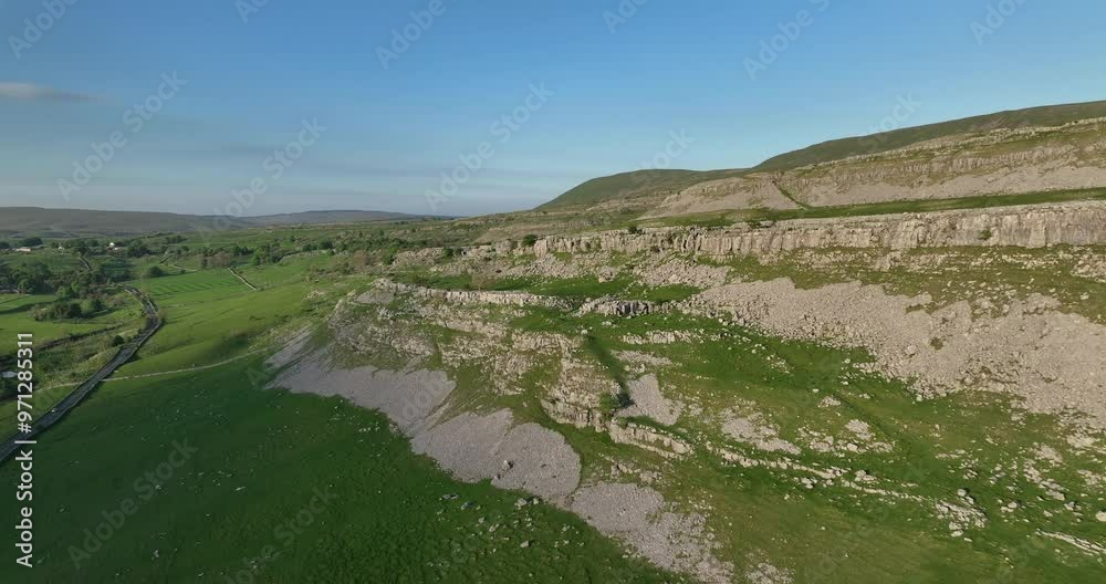 Flying in Yorkshire Dales on a sunny evening. Flying in Yorkshire Dales on a sunny evening.