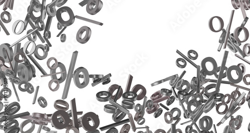 3d Sales icons floating in ...