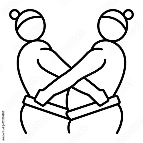 sumo outline icon