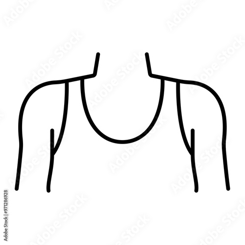 amateur wrestling outline icon