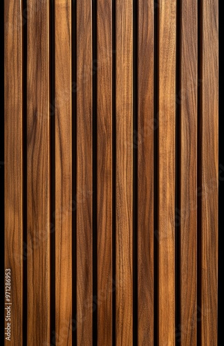 Natural Wooden Paneling Showcasing Warm Tones and Grain Patterns in a Contemporary Interior Setting