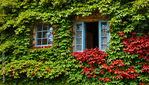 façade de verdure