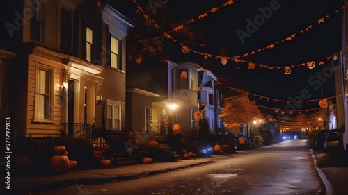 decorated for Halloween