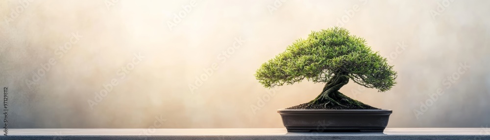 A serene bonsai tree in a minimalist pot, symbolizing harmony and balance in nature, perfect for decor or tranquility themes. A serene bonsai tree in a minimalist pot, symbolizing harmony and balance in nature, perfect for decor or tranquility themes.