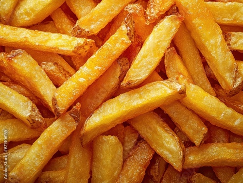 Close-up of Golden French Fries