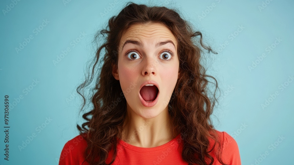The Woman with Shocked Expression The Woman with Shocked Expression
